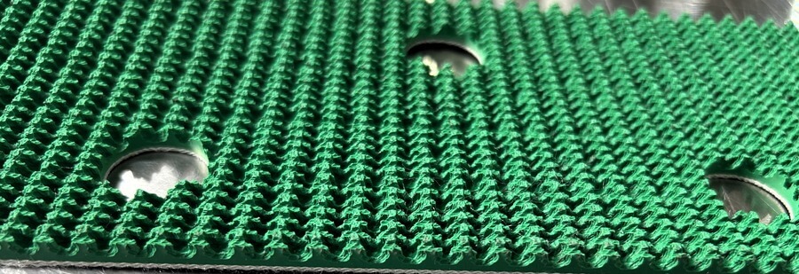 Perforated green belt